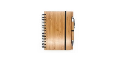 Cahier en bambou avec stylo CB285