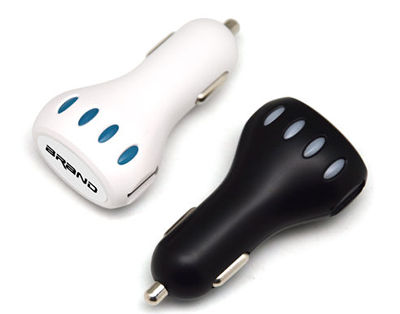 chargeur de voiture pour smartphone avec votre log en faade