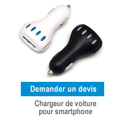 chargeur de voiture pour smartphone