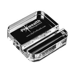 Support de smartphone en cristal pour le bureau