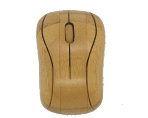 Souris d'ordinateur en bois