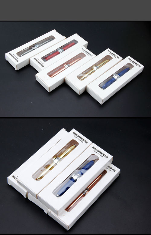 Stylo publicitaire spinner emballage