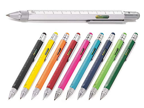 Stylo publicitaire 5 fonctions  couleurs