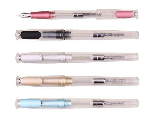 Stylo  encre transparen couleurs
