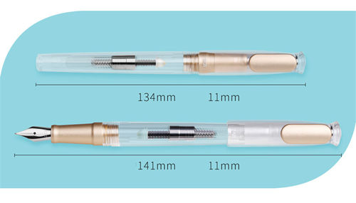 Stylo  encre transparen dimentions