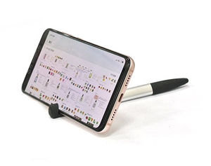 Stylo multifonction support smartphone