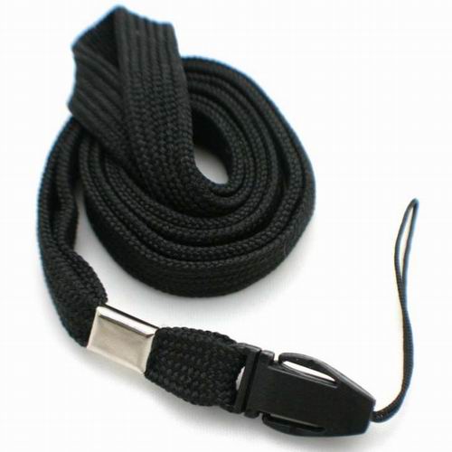 cordon lanyard noir pour cl USB