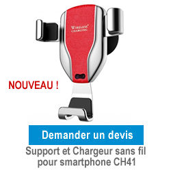 Chargeur sans fil pour smartphone  sans fil avec support