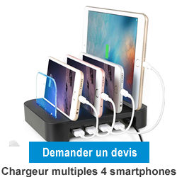 Chargeur sans fil pour smartphone  multiple