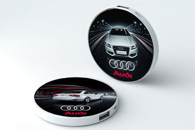 power bank ultrplat rond imression quadri