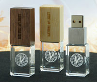 cl usb cristal et bois 920