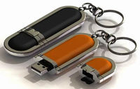 cl USB mtal et cuir usb 112